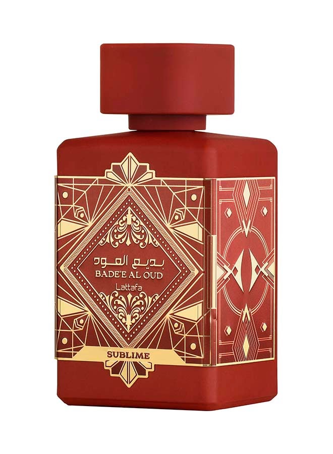 Lattafa Spray Badee Al Oud Sublime 100ml - Image 1